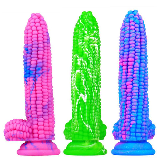 Lurevibe - Corn Silicone Dildo Huge Penis Anal Plug - Lurevibe