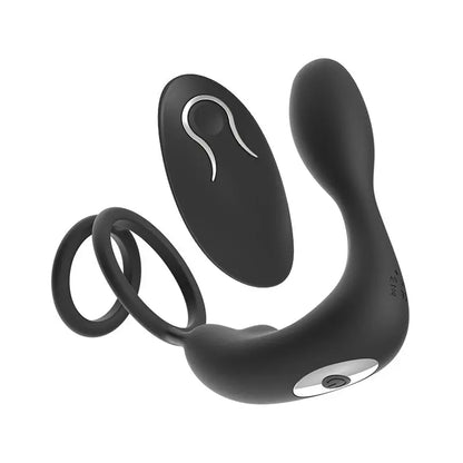 Quusvik remote control lock semen vibration anal plug for men with front and rear atrium stimulation, masturbation device, penis massage collar1