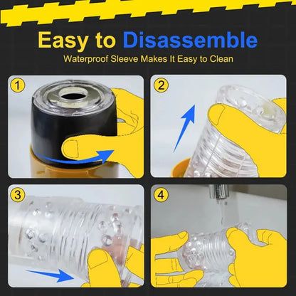 Quusvik Airplane Cup Masturbator with 7 Thrusting Modes and 7 Rotation for male4