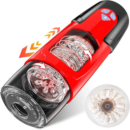 Quusvik Airplane Cup Masturbator with 7 Thrusting Modes and 7 Rotation for male0