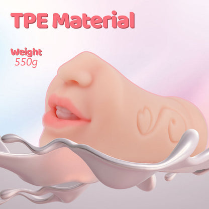 Quusvik- Pocket Pussy Realistic Oral Sex Male Masturbator Sex Toys For Men - Quusvik