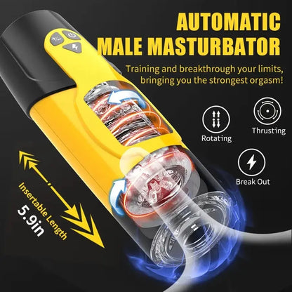 Quusvik Airplane Cup Masturbator with 7 Thrusting Modes and 7 Rotation for male3
