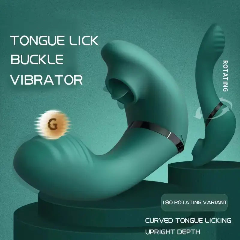 Quusvik spinning sucking vibrator for intimate pleasure2