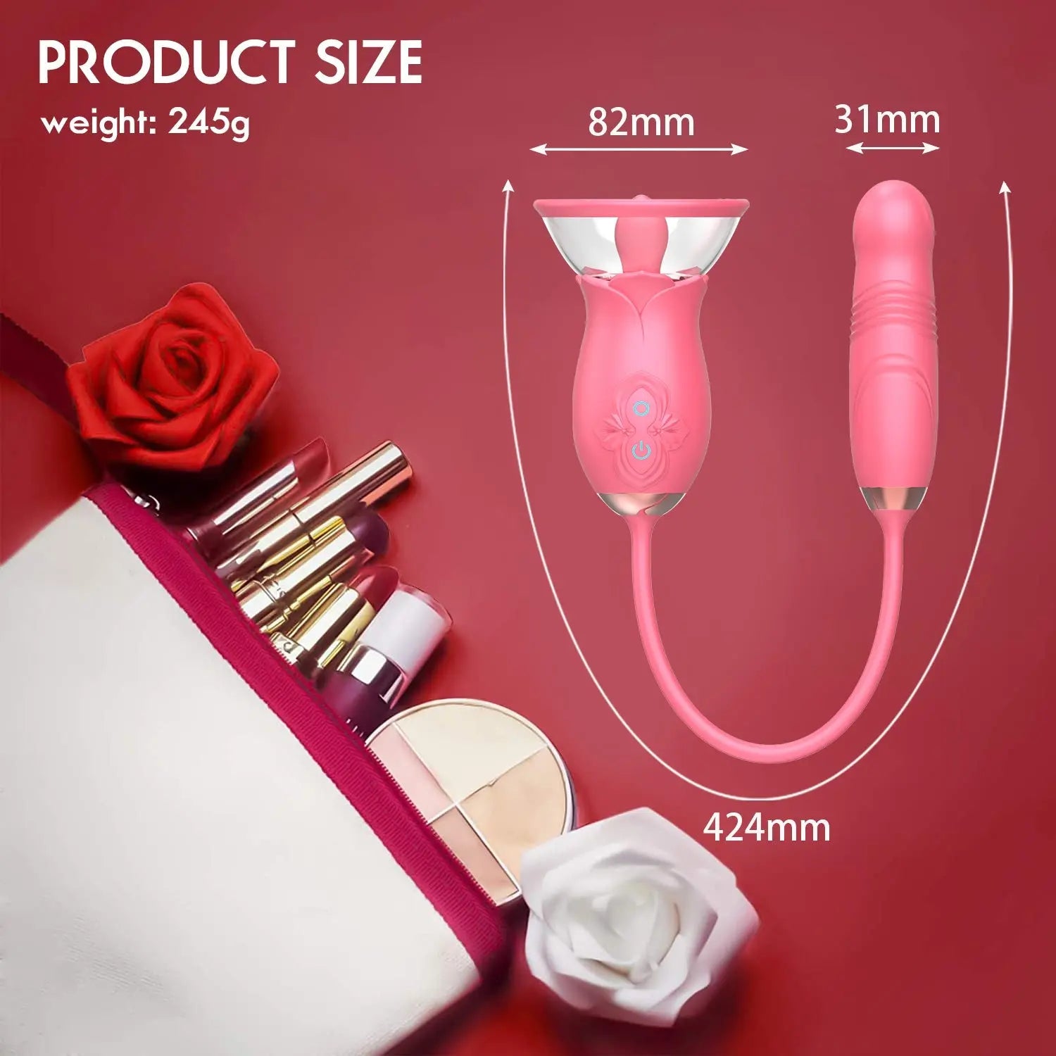 Quusvik Rose Tongue Extender Clitoris Sucker8