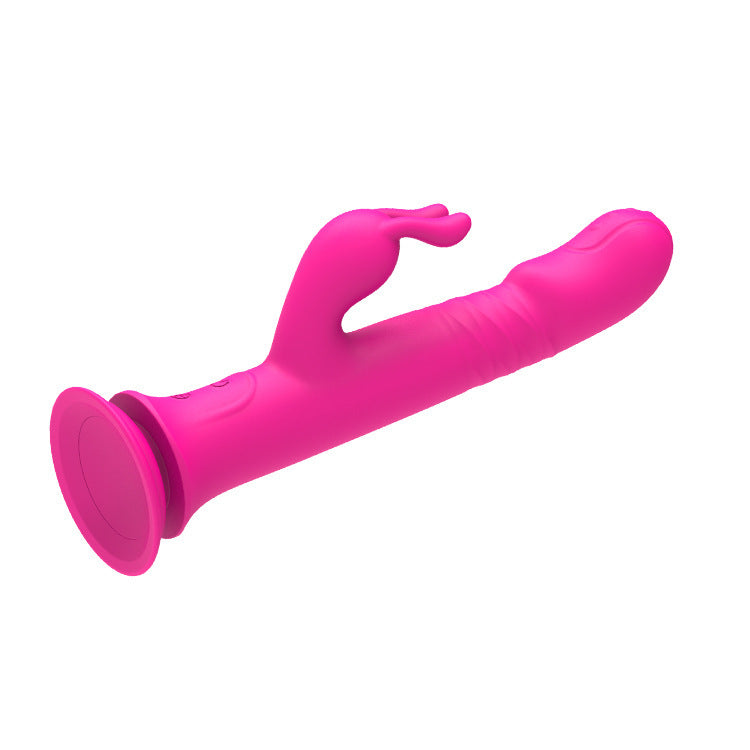 Quusvik- Rain Love Thrusting Strong Shock Rabbit Vibrator With Suction Cup - Quusvik