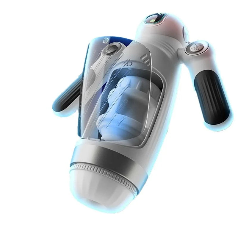 Quusvik- Bella Bot - Robot Telescopic Vibration Male Penis Stroker - Quusvik