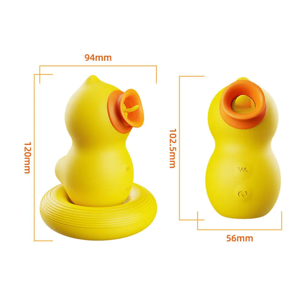 Quusvik Duckling 7 Frequency Sucking Tongue Licking Masturbator for Women1