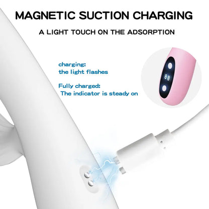 Quusvik 5-Frequency Sucking Stretching and Heating Female Vibrator for Women5