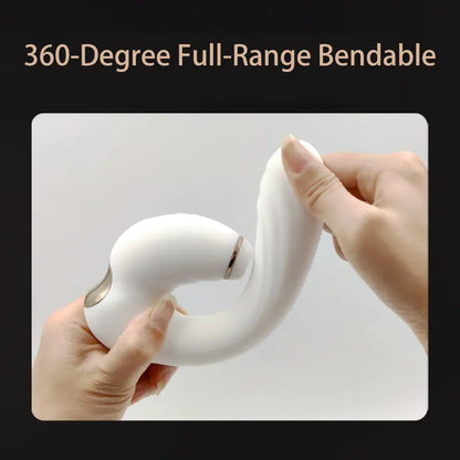 Quusvik Vibrating Wand with 7-Frequency Vibration and 3-Frequency Suction Multi-Function for Women1