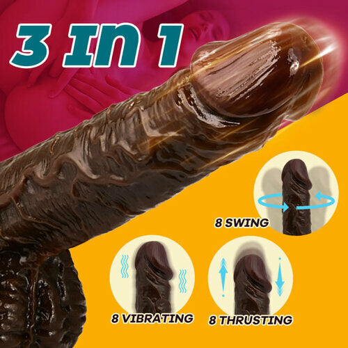 Quusvik- Simulation Penis Wireless Vibration Dildo - Quusvik