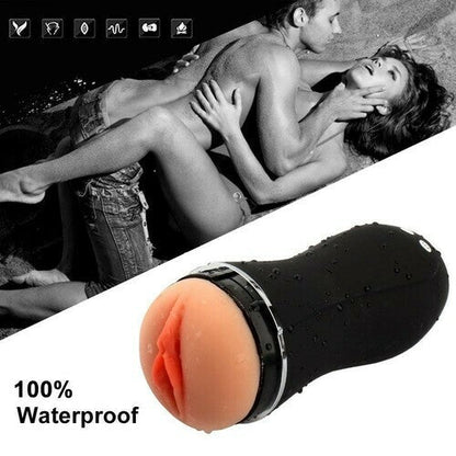 Quusvik- 10 Vibrations Pussy Pocket Moaning Male Masturbators - Quusvik