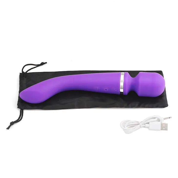 Quusvik 20-function vibrating dual head massager wand for women5