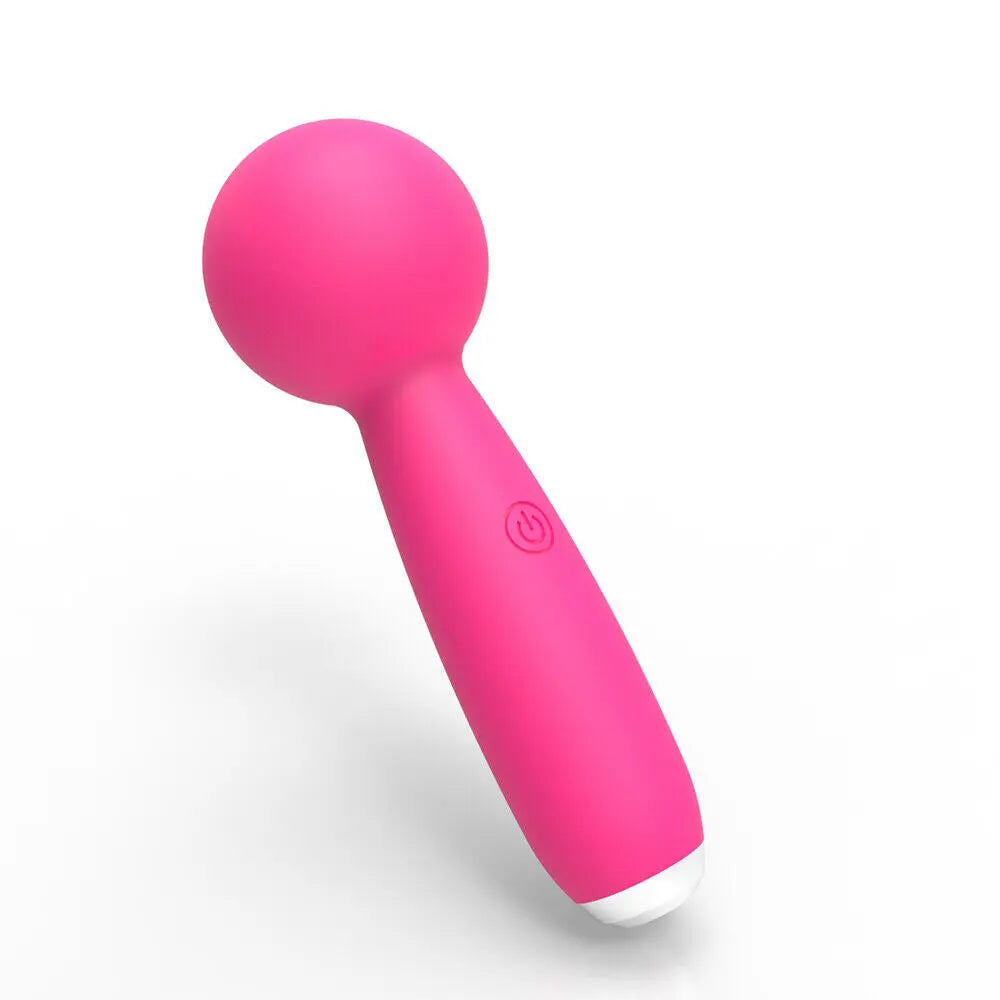 Quusvik Mini Wand Vibrator with Powerful 10 Function for Women0