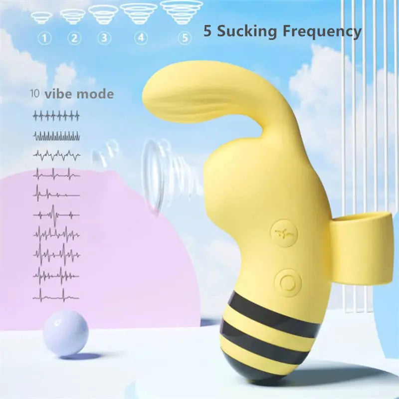 Quusvik Finger Bee Vibrator for women with strong vibration and sucking features for female masturbation3