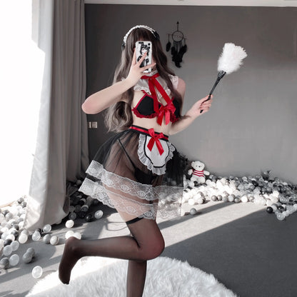 T-2505 Servant pajamas uniform seduction passion suit midnight glamour pure lust costume - Quusvik