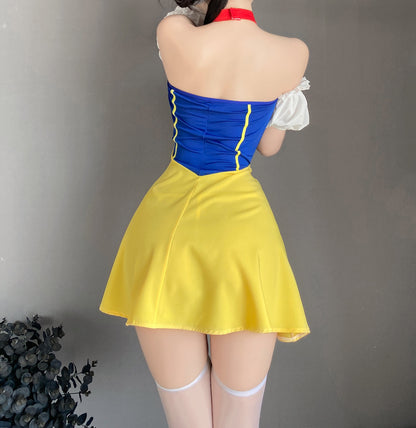 T-2709  Princess dress maid small breasts see-through hot flirting uniform temptation - Quusvik