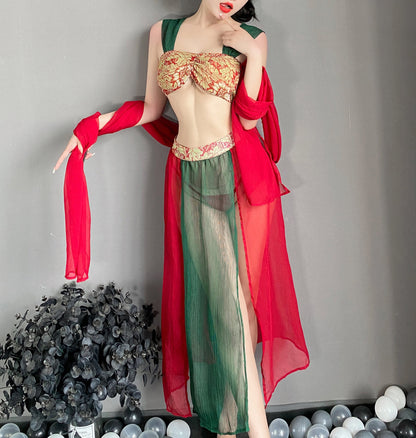 T-2609 Dunhuang Feitian sexy Han uniform uniform seduction pajamas - Quusvik