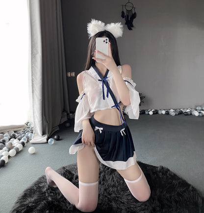 T-2600  Sexy women's pajamas pure desire high-end erotic lingerie - Quusvik