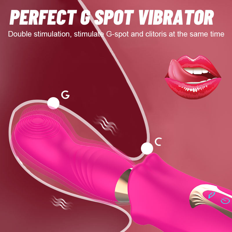 Quusvik Rose Kiss Bite Vibrator for G-spot and Clitoral Stimulation with Vagina Sucking Feature10