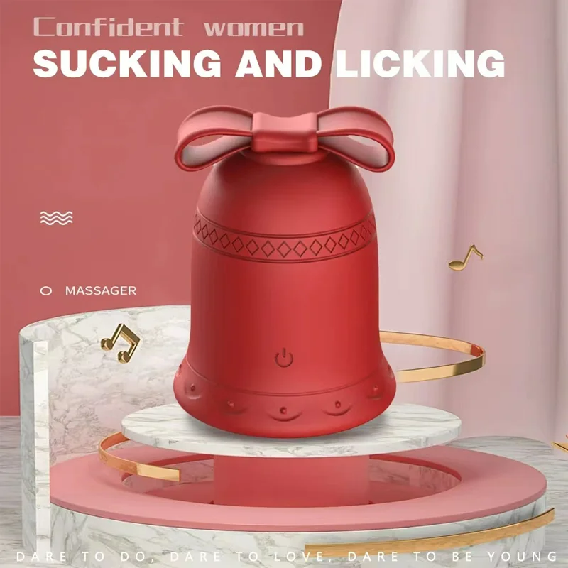 Quusvik- Christmas Tongue Licking Sucking Vibrator APP Controlled Clitoral Stimulator for Women