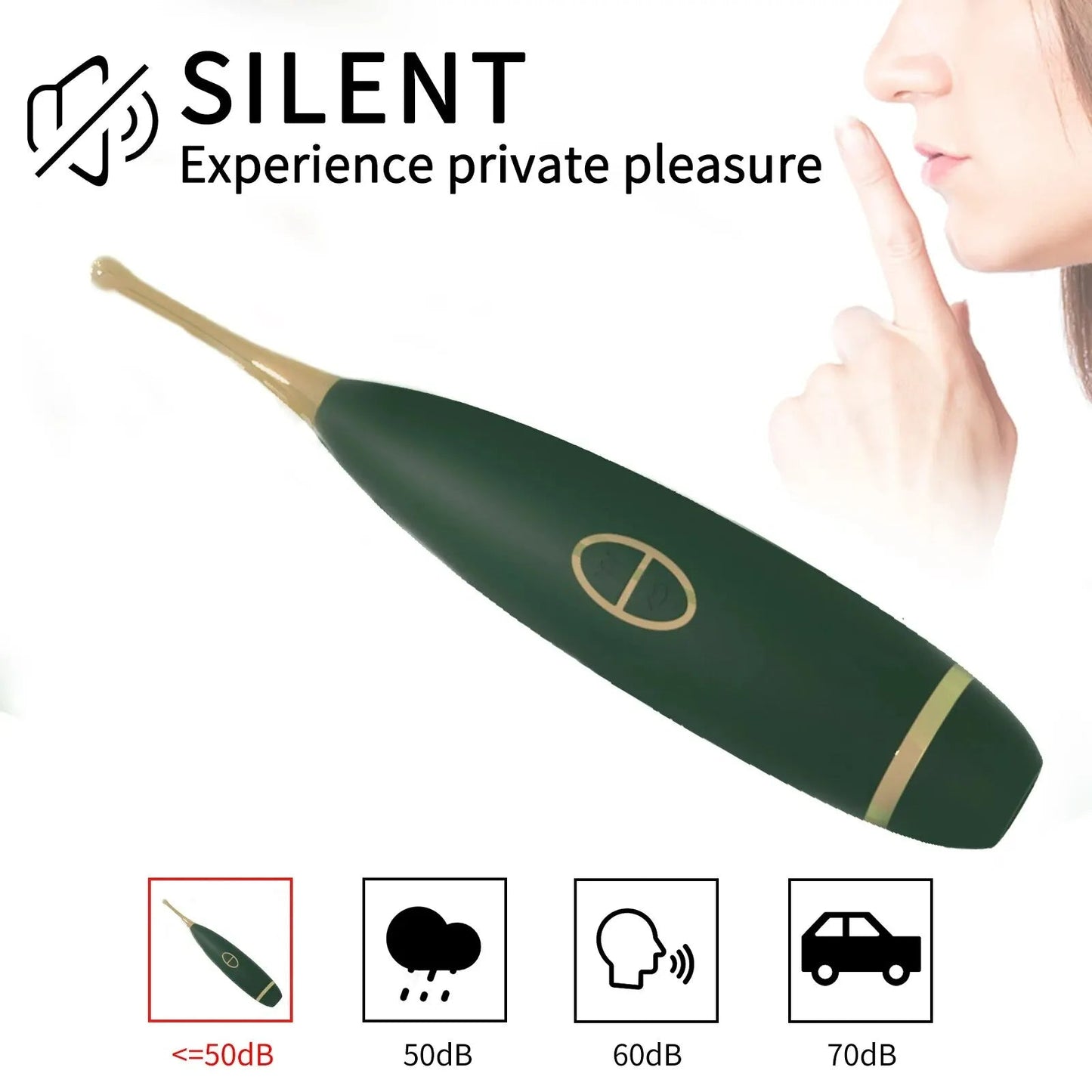 Quusvik- Powerful Clitoris Sucking Vibrator Pen G-spot Stimulator