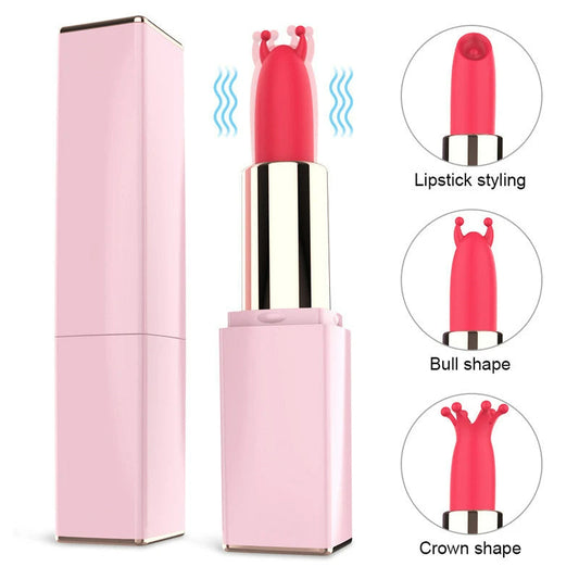 Quusvik- Mini Lipstick Vibrator Secret Bullet Masturbator Nipple Clitoris Stimulator