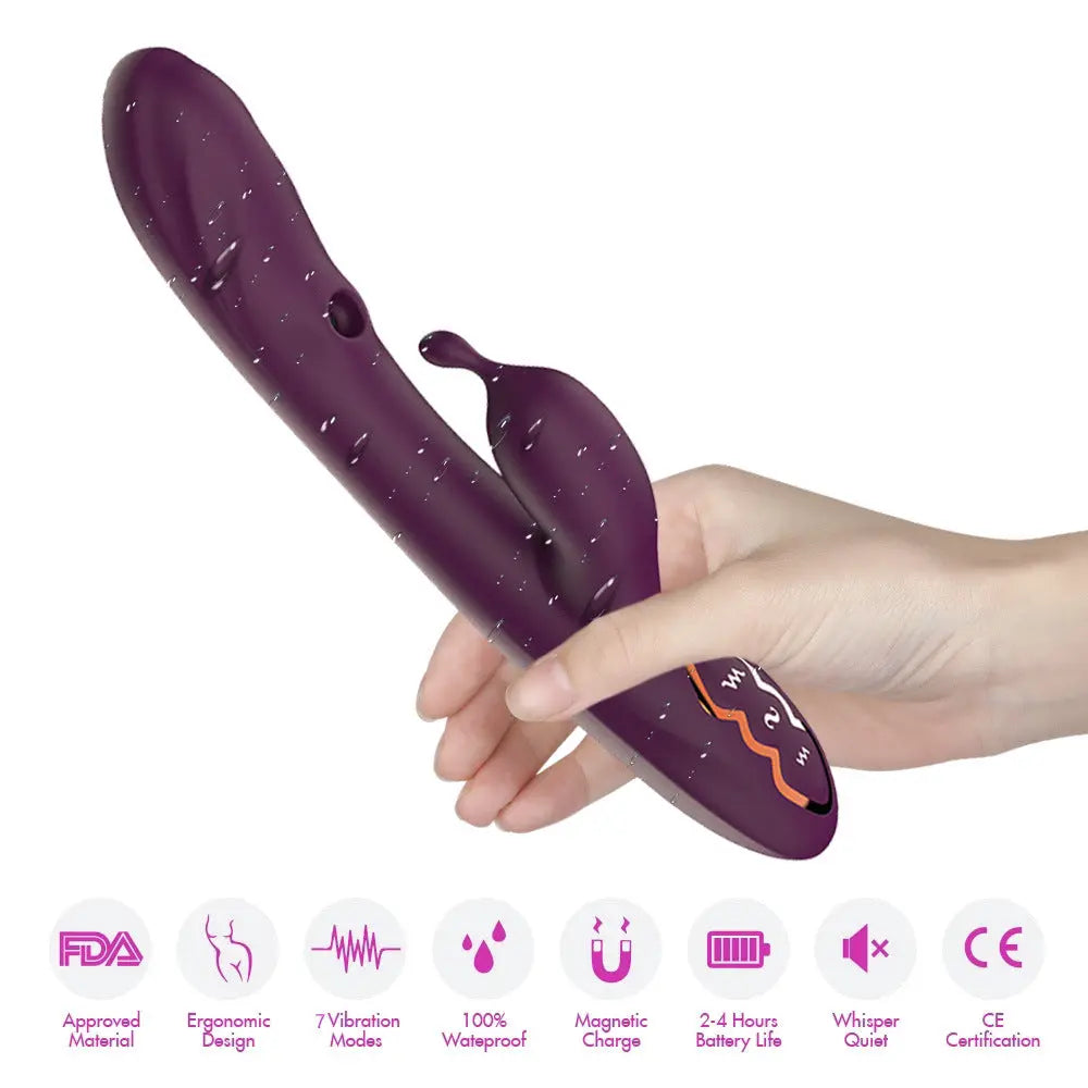 Quusvik 7-Frequency G-Spot Suction Vibrator for Women1