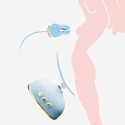Quusvik- Sucking Vibrator Nipple Clamps Vibrating Clit Sucker For Women