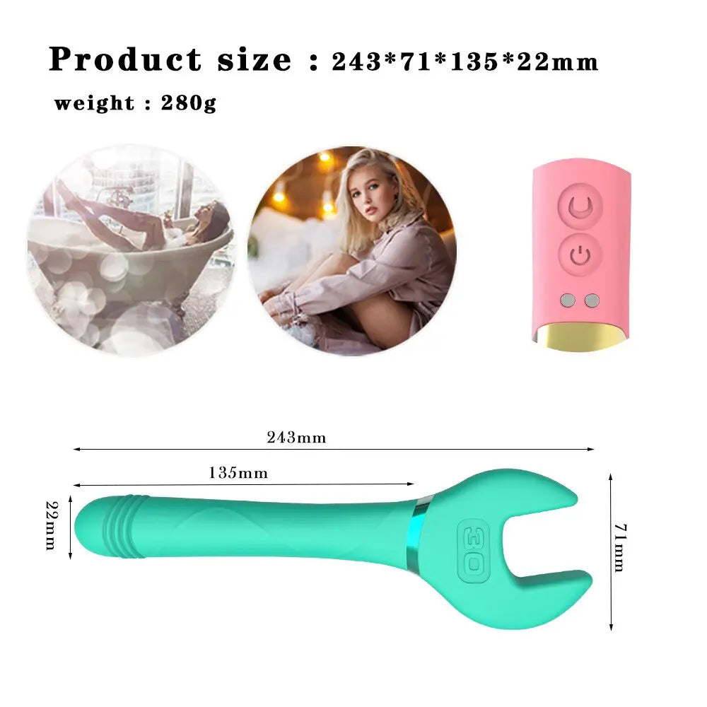 Quusvik new automatic retractable wrench vibrator cannon machine for women6