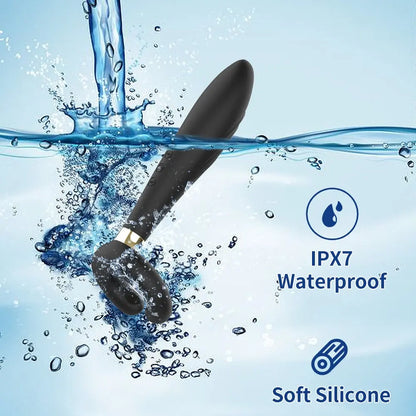 Quusvik-Penis Masturbator G Spot Vibrator Double Penetration Clit Clitoral Dildo - Quusvik