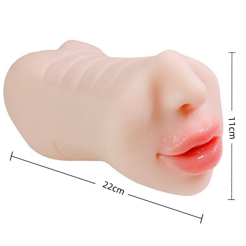 Quusvik- Male 3 IN 1 Aircraft Cup Inverted Model Masturbation Device Big Ass Sex Doll - Quusvik