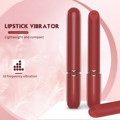 Quusvik- Lipstick Vibrator Female Masturbation Portable Usb Charging - Quusvik