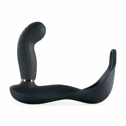 Quusvik 7-mode vibrating and pulsating balls teasing butt plug with attached cock ring for gay men4