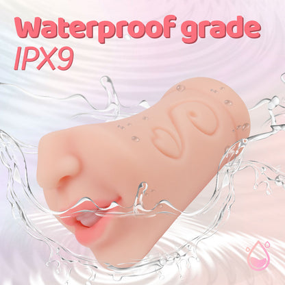 Quusvik- Pocket Pussy Realistic Oral Sex Male Masturbator Sex Toys For Men - Quusvik