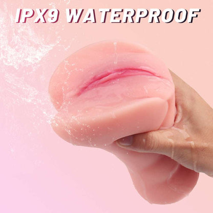 Quusvik- 2 In 1 Realistic Vagina Mens Stroker With Lips Vagina And Tight Anus Sex - Quusvik