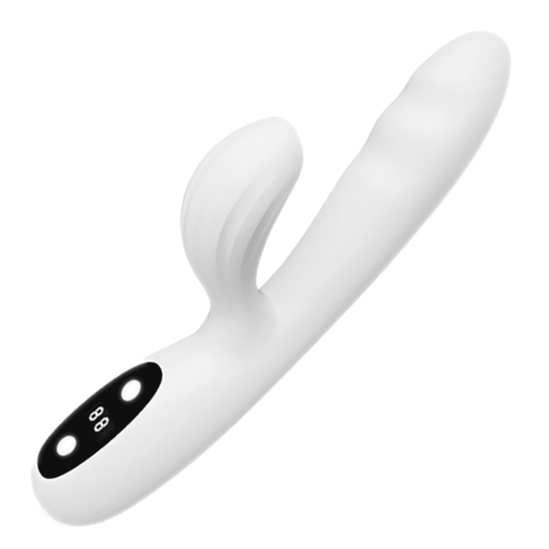 Quusvik 5-Frequency Sucking Stretching and Heating Female Vibrator for Women3